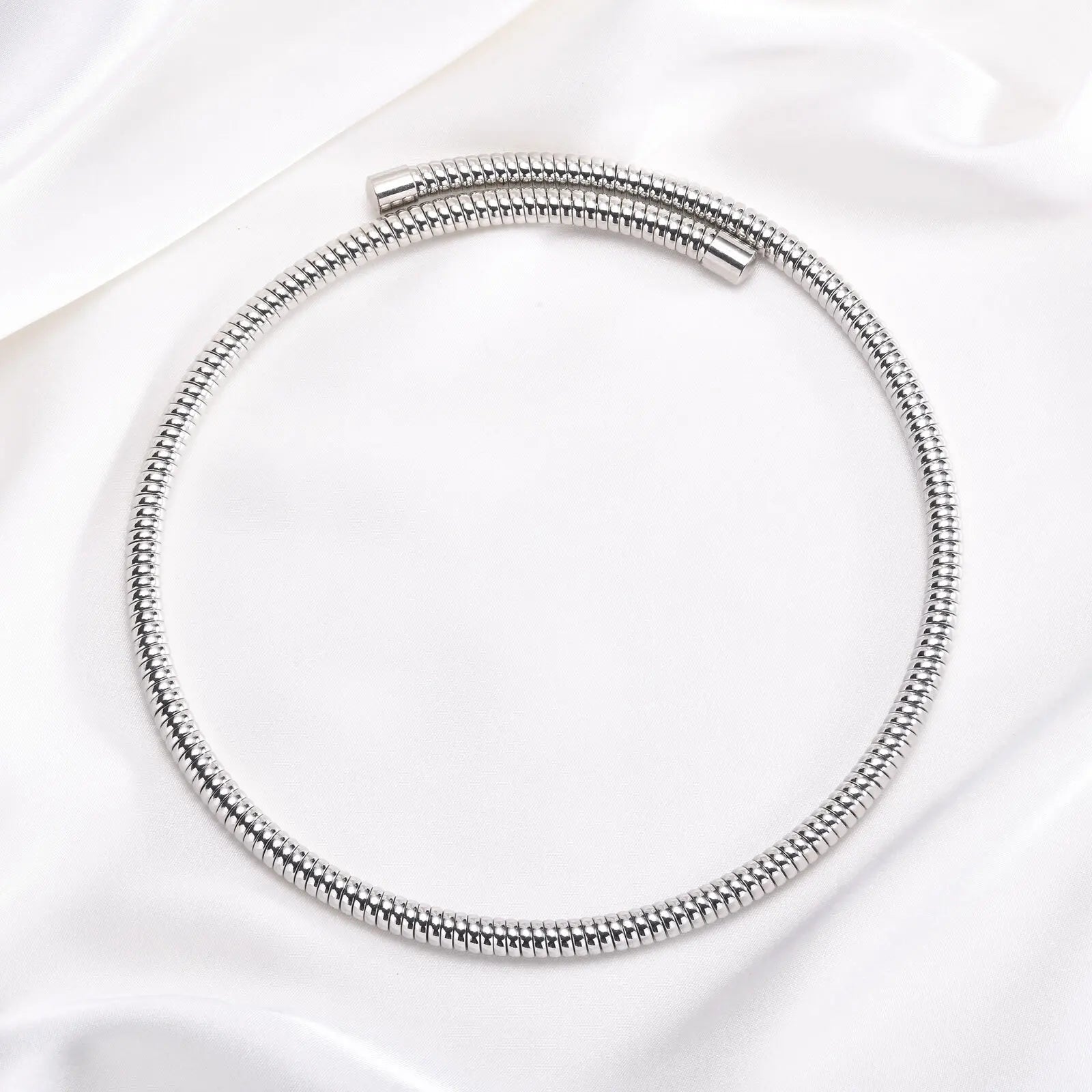 Necklace For Women Adjustable Open Choker Snake Collar Stretch Statement Jewelry Mom Girlfriend Valentine's Day Gift