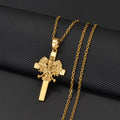 Anniyo Poland Eagle and Cross Pendant Necklaces for Women ,Polska Poles Jewelry #381116